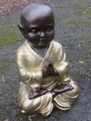 Buddha Figur Garten Kind 38 cm Hoch