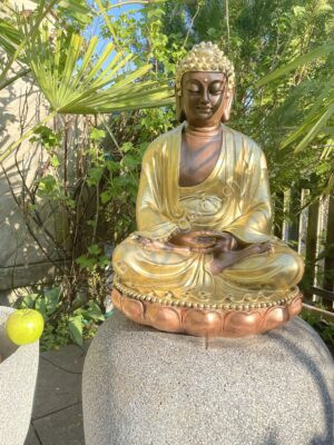 Statue Buddha meditierend 58 cm hoch