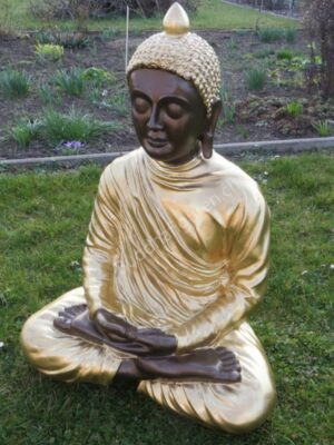 deko Buddha  sitzend und meditierend, 78 cm hoch