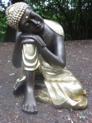 Mittlere Buddhafigur träumend 59 cm hoch